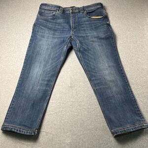 Duluth Trading Co Ballroom Double Flex Jeans Stretch Denim Men's 38x30 Slim fit